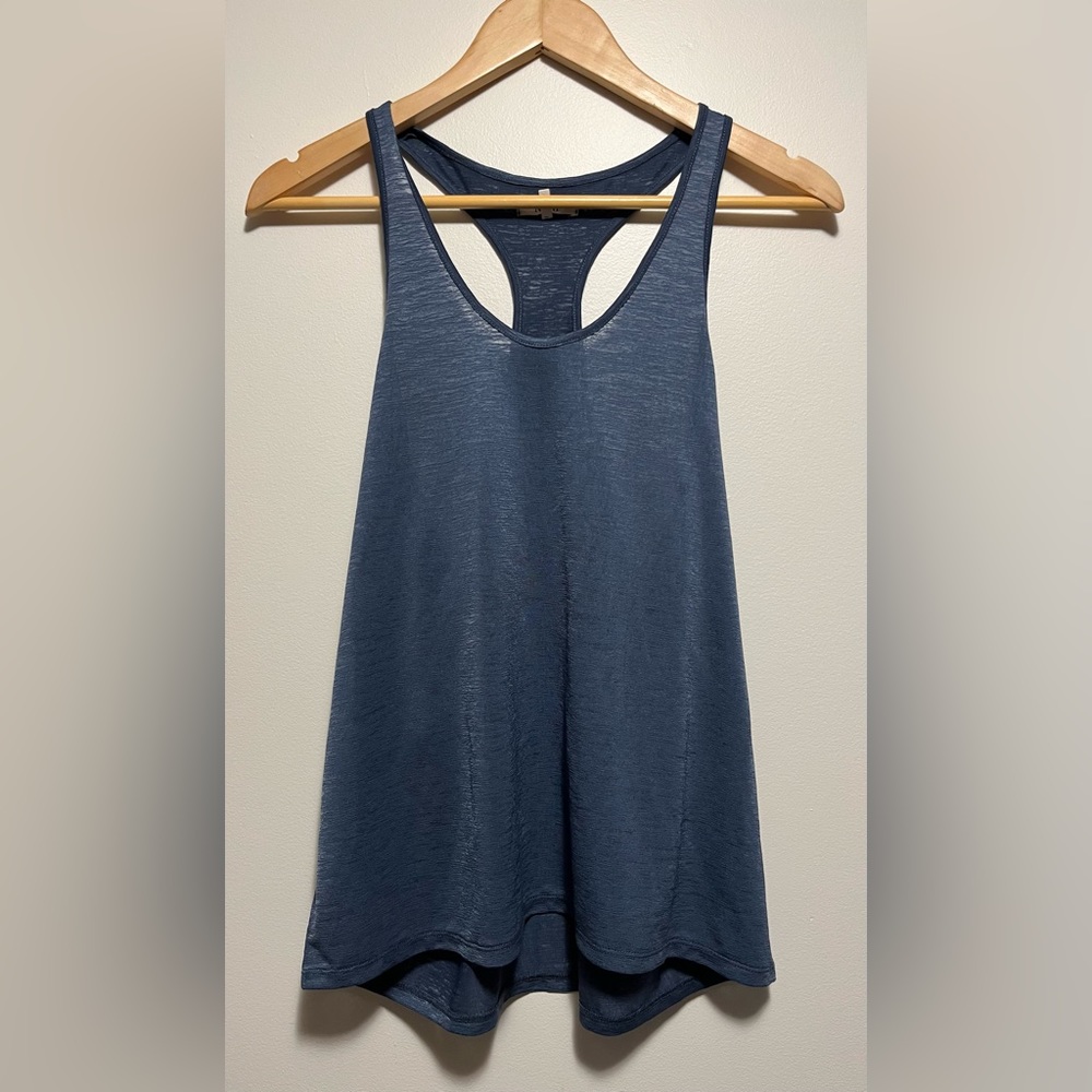 Noul Heathered Dusty Blue Racerback Tank